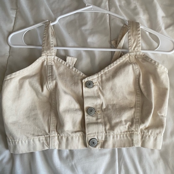 Jean crop top - Picture 1 of 3